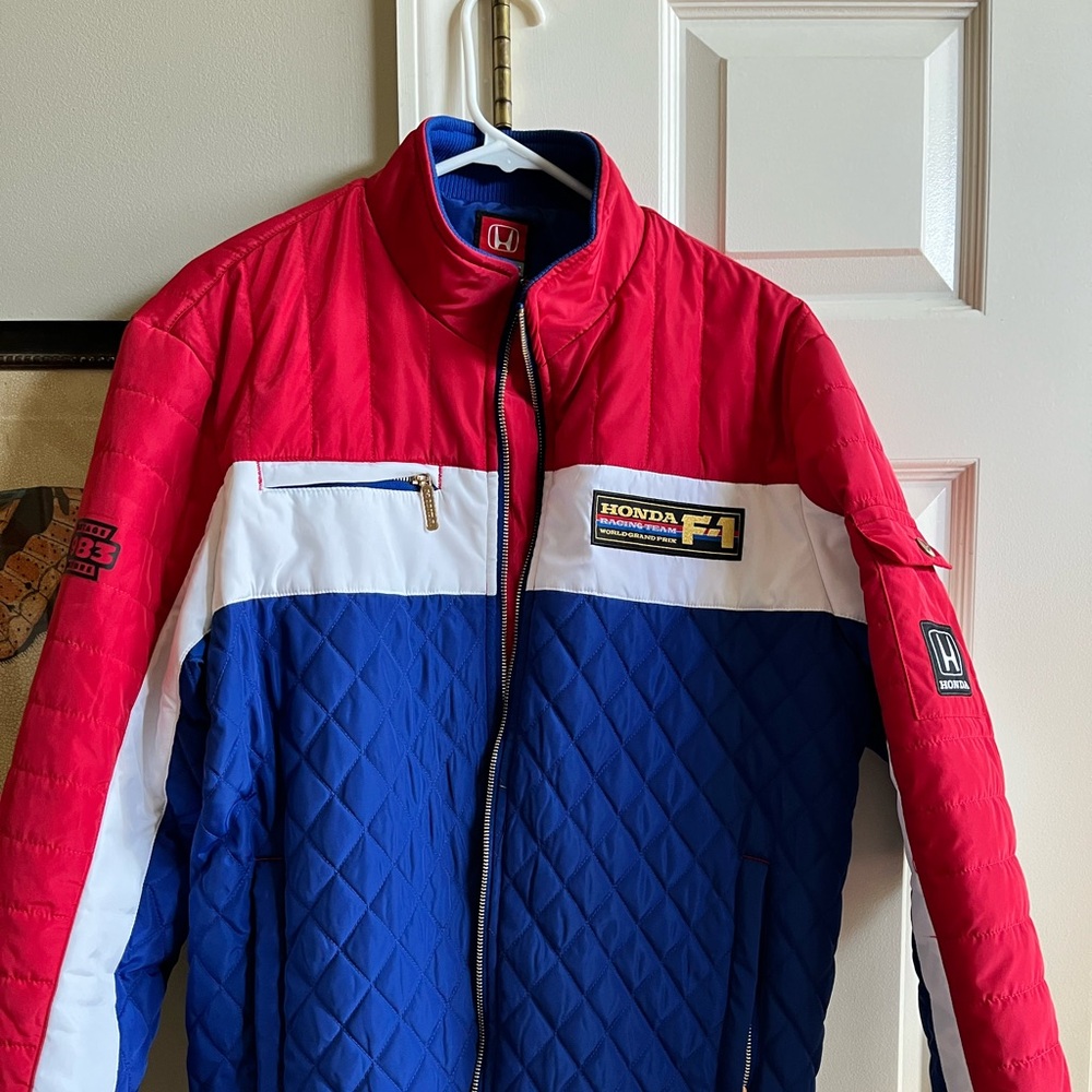 Honda Grand Prix racing jacket, quilted. Men’s large. Gently used